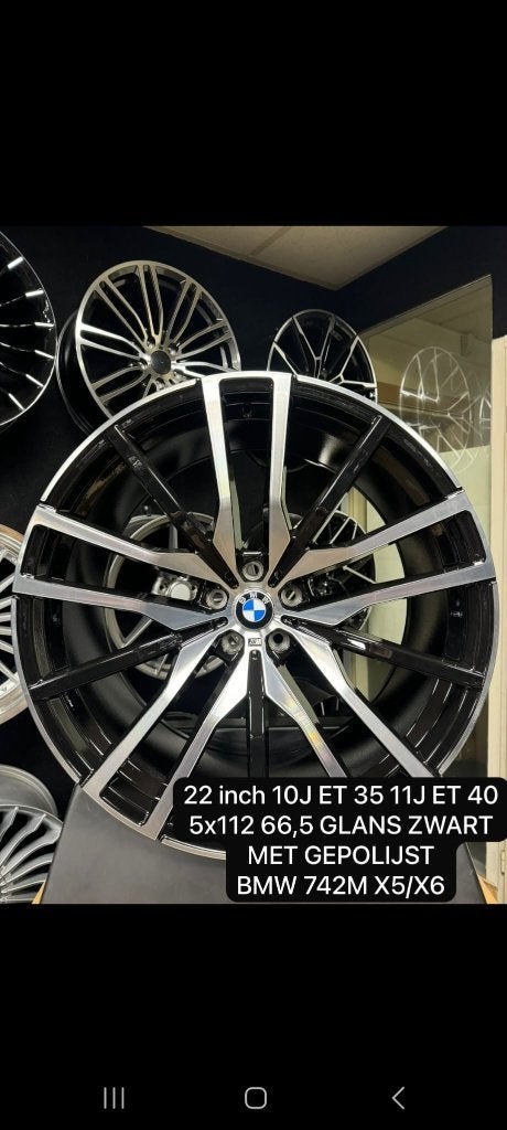 BMW X5 & X6 replica velgen 22 inch 5x112 BMW, Auto-onderdelen, Banden en Velgen, Ophalen, Overige, Velg(en), Nieuw