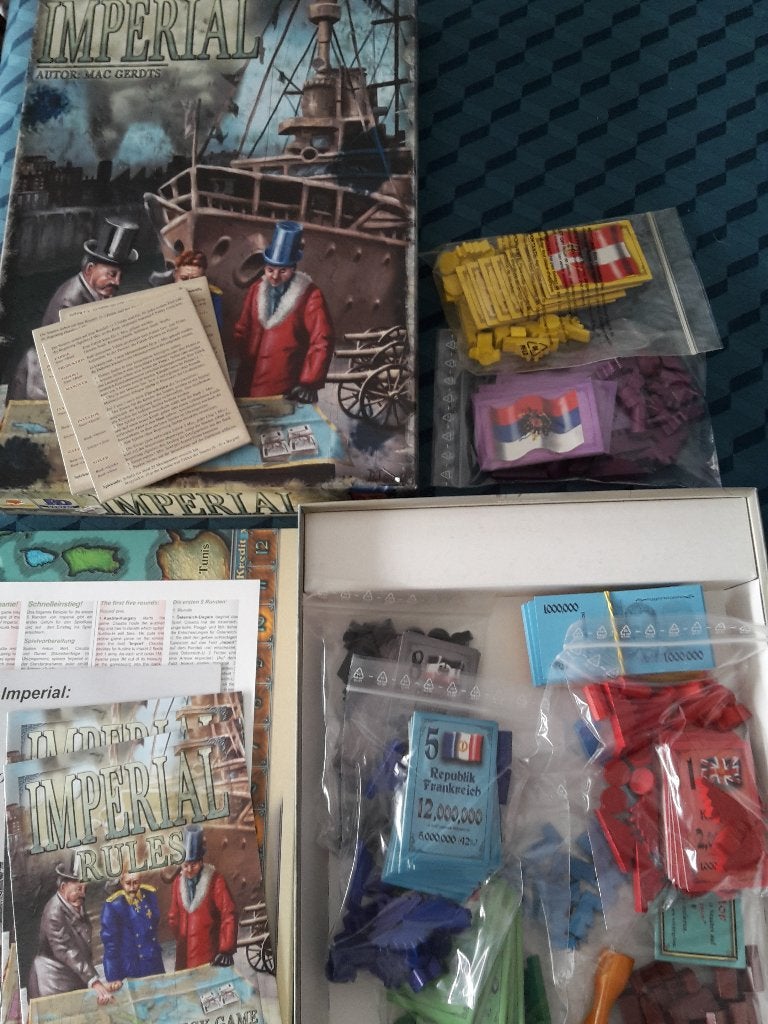 Spel Imperial, 2-6 spelers, 12+, als nieuw, + 1 gratis promo, Enlèvement ou Envoi, Comme neuf, Eggertspiele