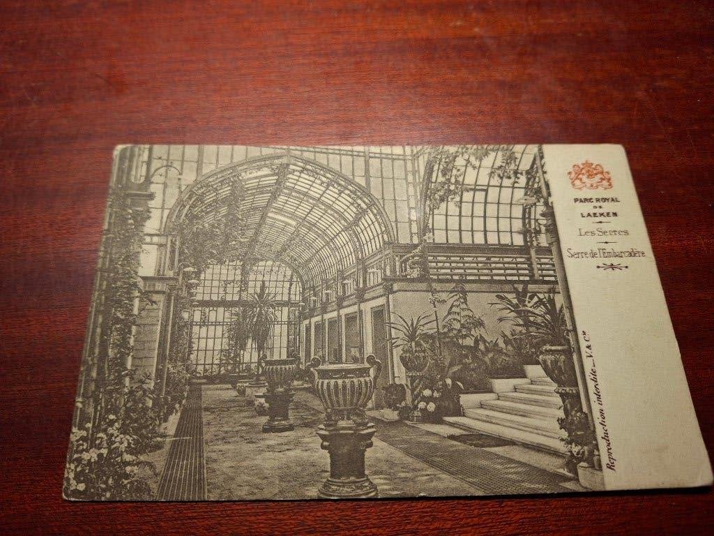 serie vanderauwera paleis te Brussel kasteel van Laeken, Collections, Enlèvement, Avant 1920, Non affranchie, Bruxelles (Capitale)