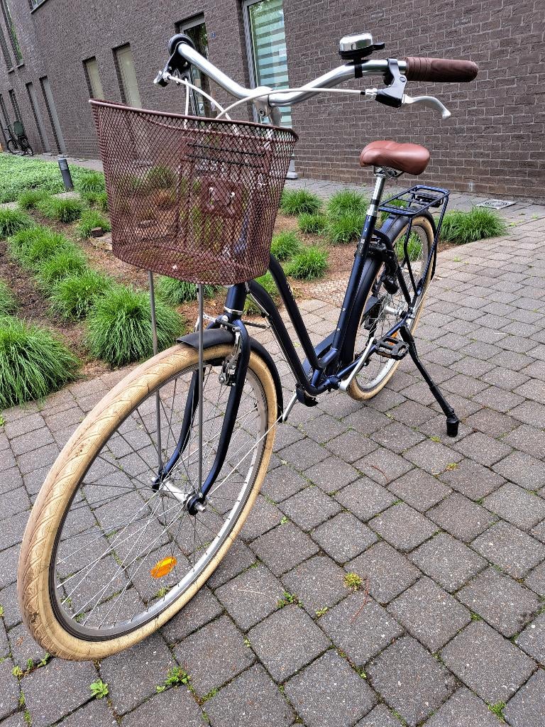 Fiets B-Twin Elops Classic 520 maat L/XL, Gebruikt, Velgrem, Versnellingen, Ophalen