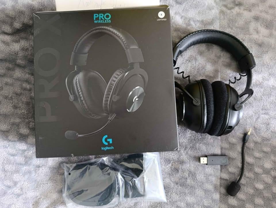 Headphones logitech pro wireless, Logitech, Mute-functie, On-ear, Ophalen of Verzenden