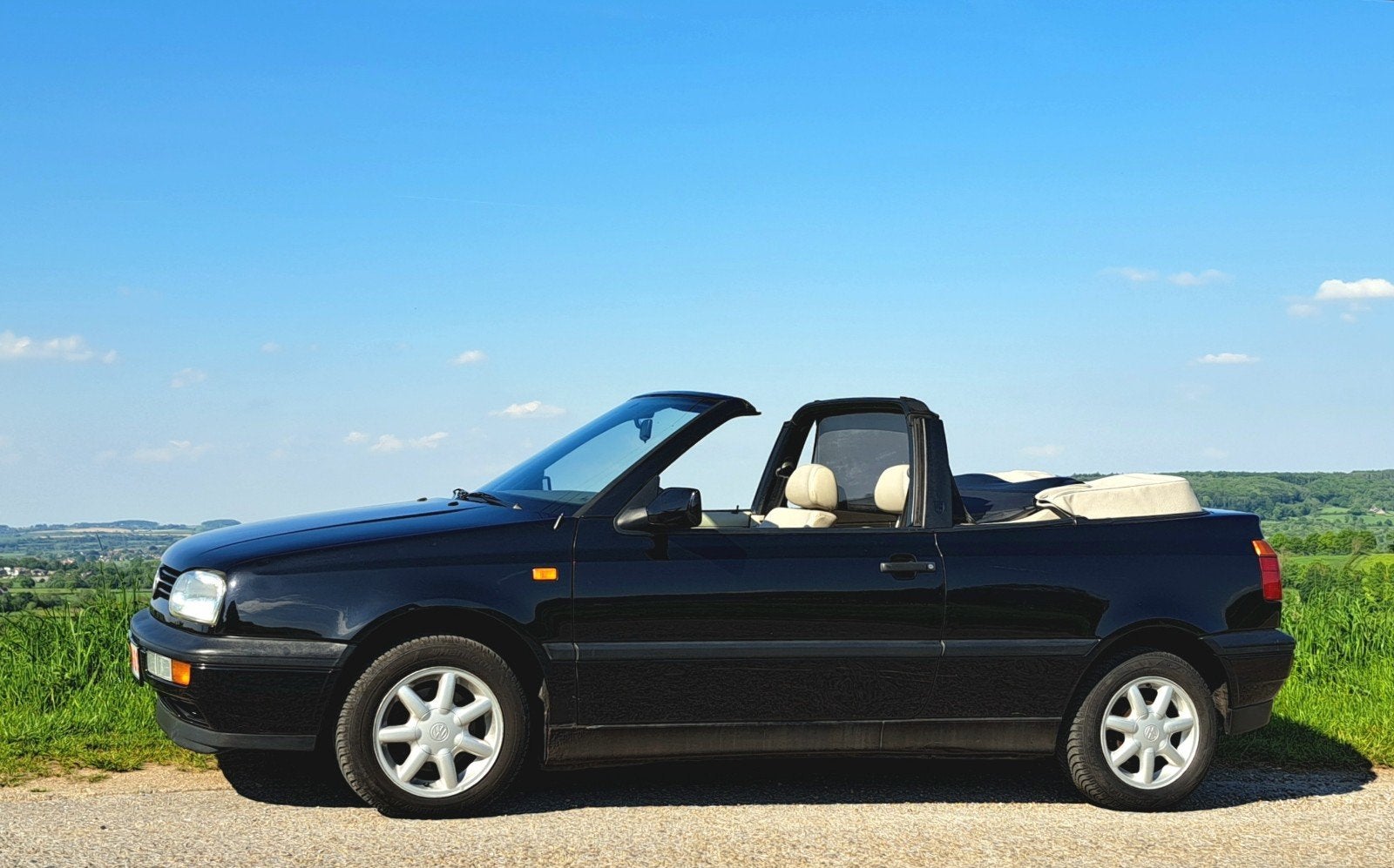 VW Golf Cabrio Oldtimer met Lederen interieur, foto 4