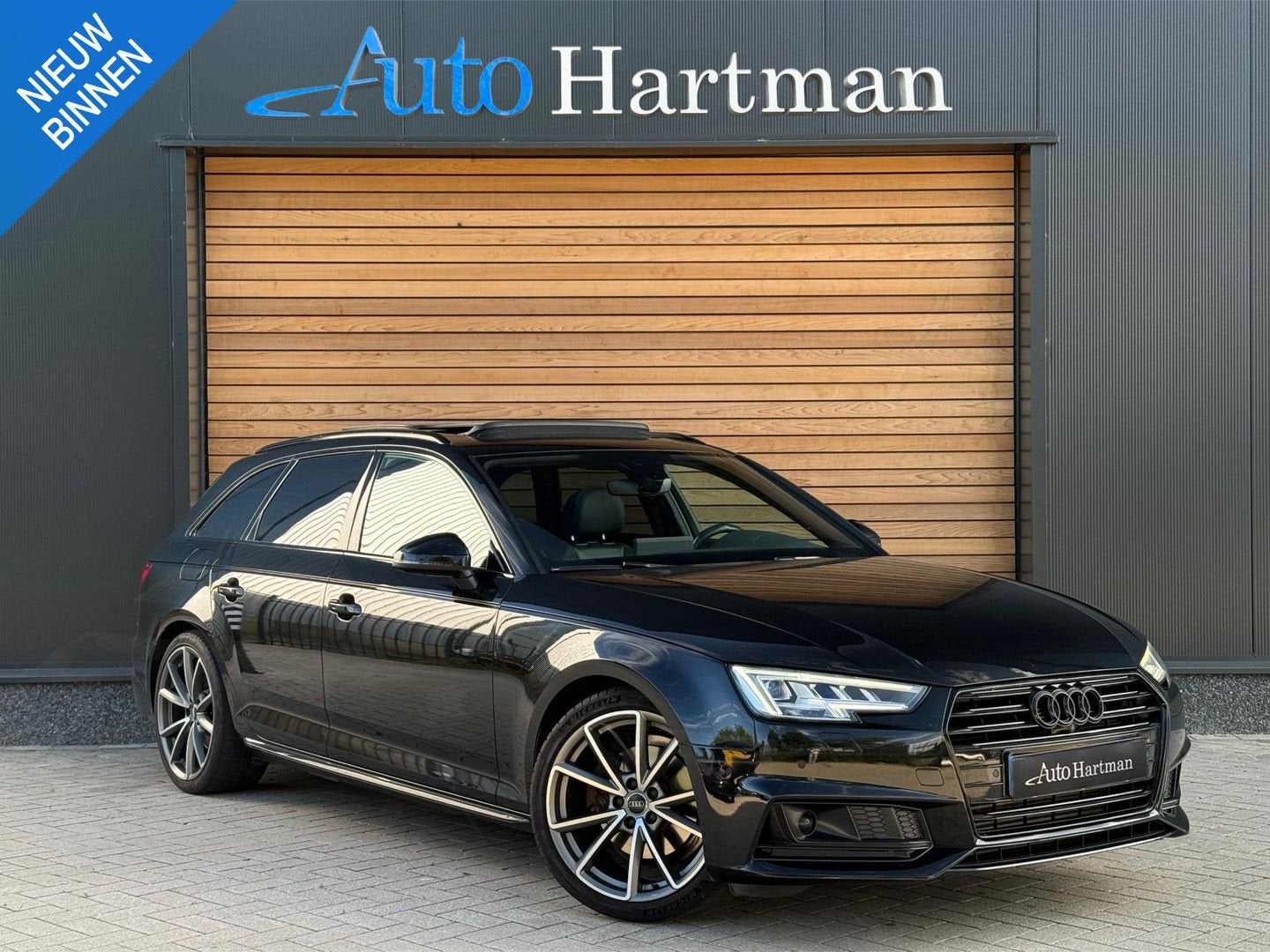 Audi A4 Avant 2.0 TFSI ultra Design Pro Line Plus B&O|KEYLES, Auto's, Audi, Automaat, Zwart, A4, Zwart