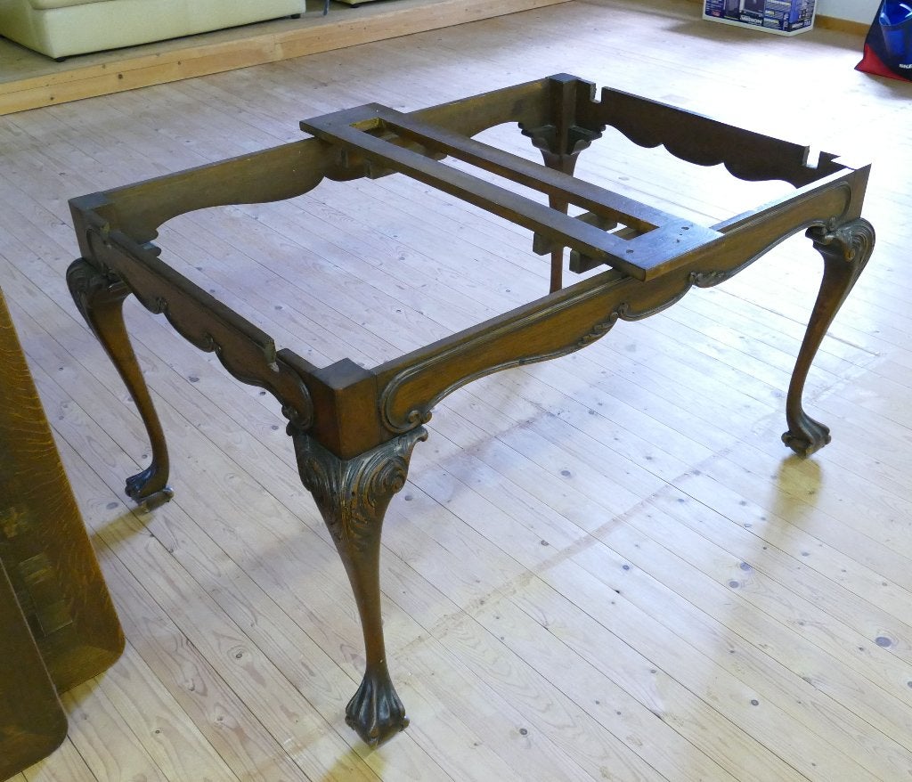Klassieke houten tafel (Uittrekbaar), Huis en Inrichting, Ophalen, Gebruikt, 100 tot 150 cm, Klassiek