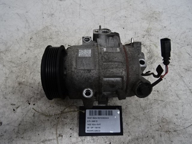 COMPRESSEUR CLIMATISATION Seat Ibiza III (6L1) (6Q0820803J), Utilisé, Seat
