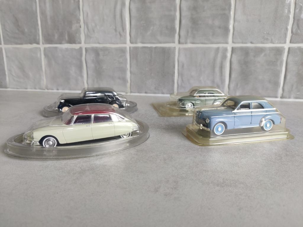 4 modèles réduits de voitures Solido Peugeot, Renault et Cit, Hobby & Loisirs créatifs, Enlèvement, Solido