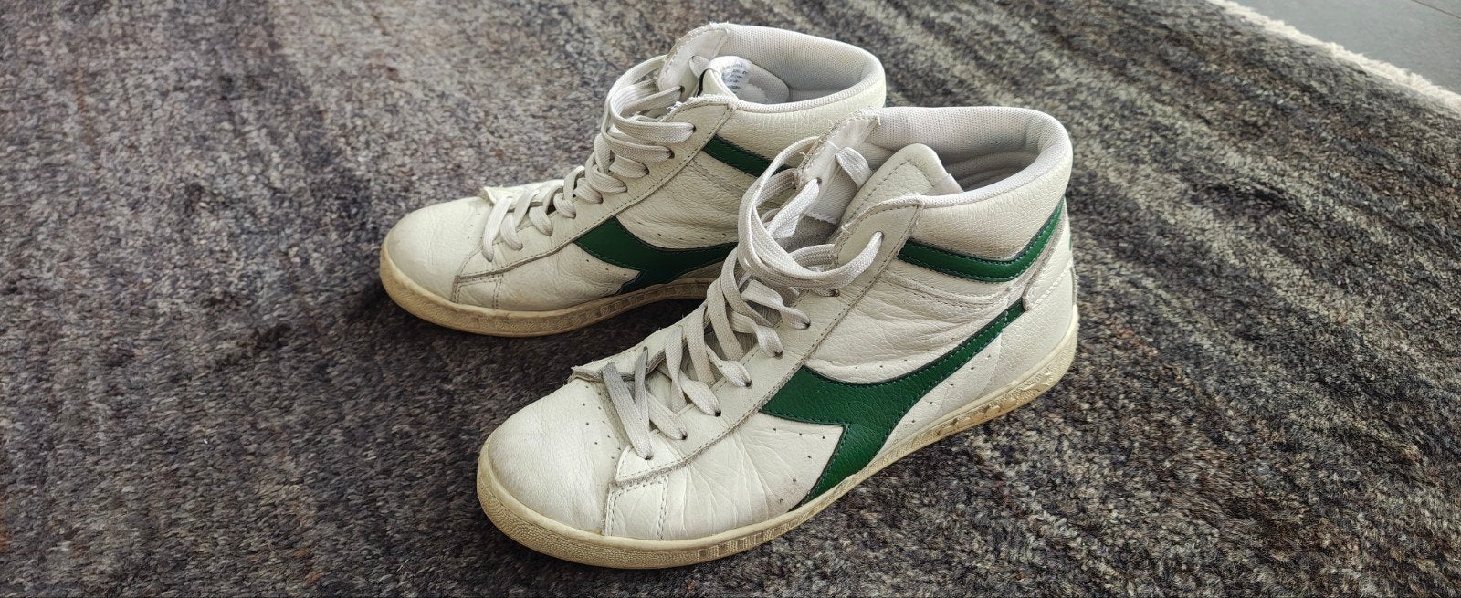 Hoge sneakers van Diadora, Wit, Ophalen of Verzenden, Sneakers, Gedragen