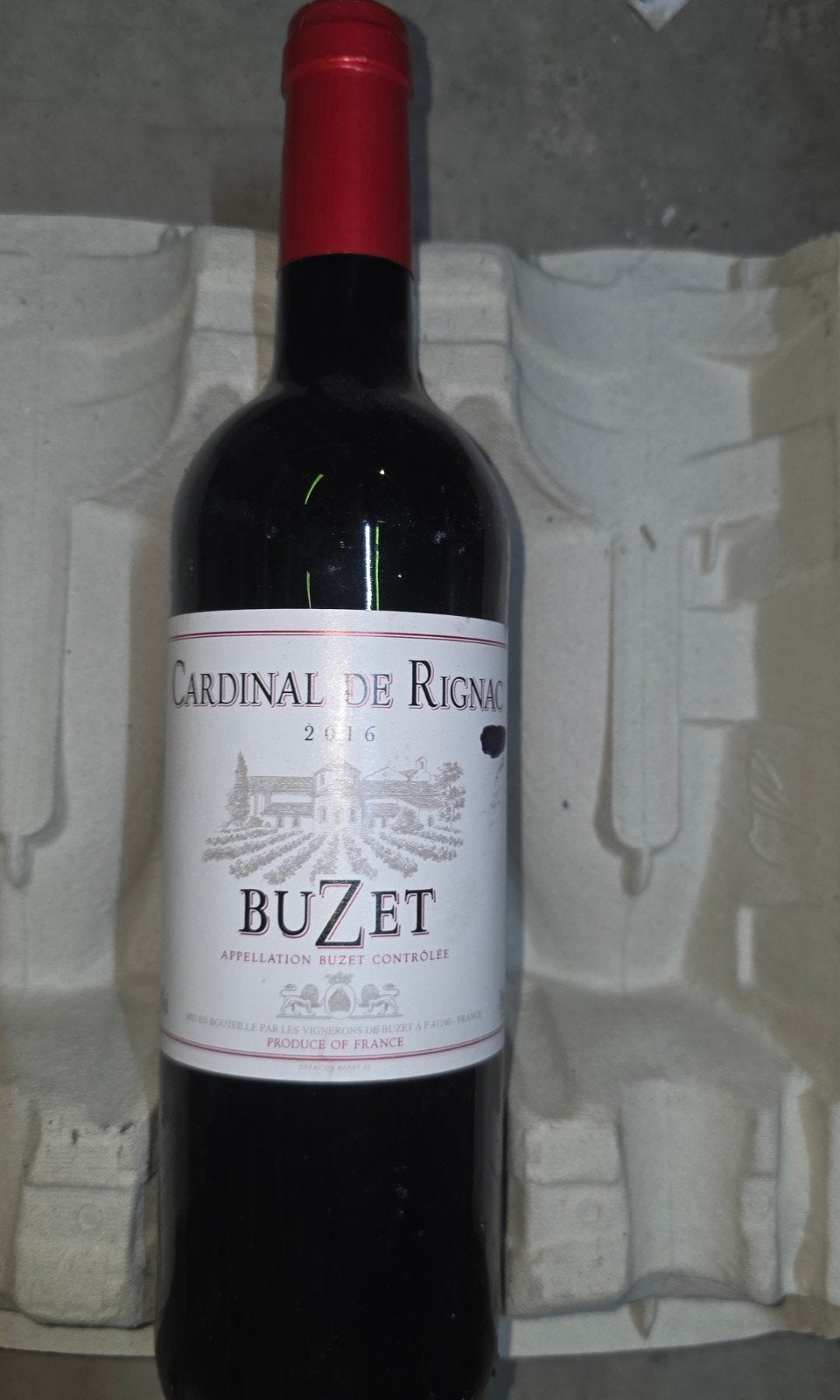 Cardinal de Rignac Buzet 2016 – Appellation Buzet Contrôlée, Collections, Vins, Enlèvement, France, Vin rouge