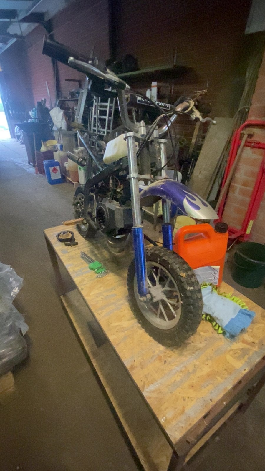 Pitbike te koop, Fietsen en Brommers, Ophalen of Verzenden, Zo goed als nieuw, Pitbike
