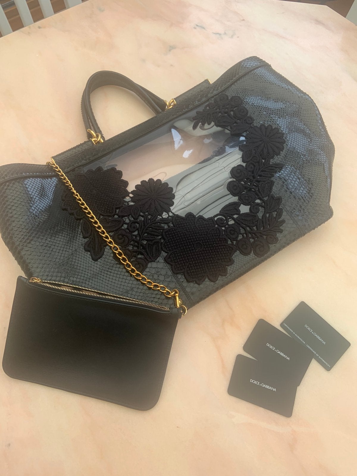 Dolce & Gabbana, Enlèvement, Comme neuf, Noir