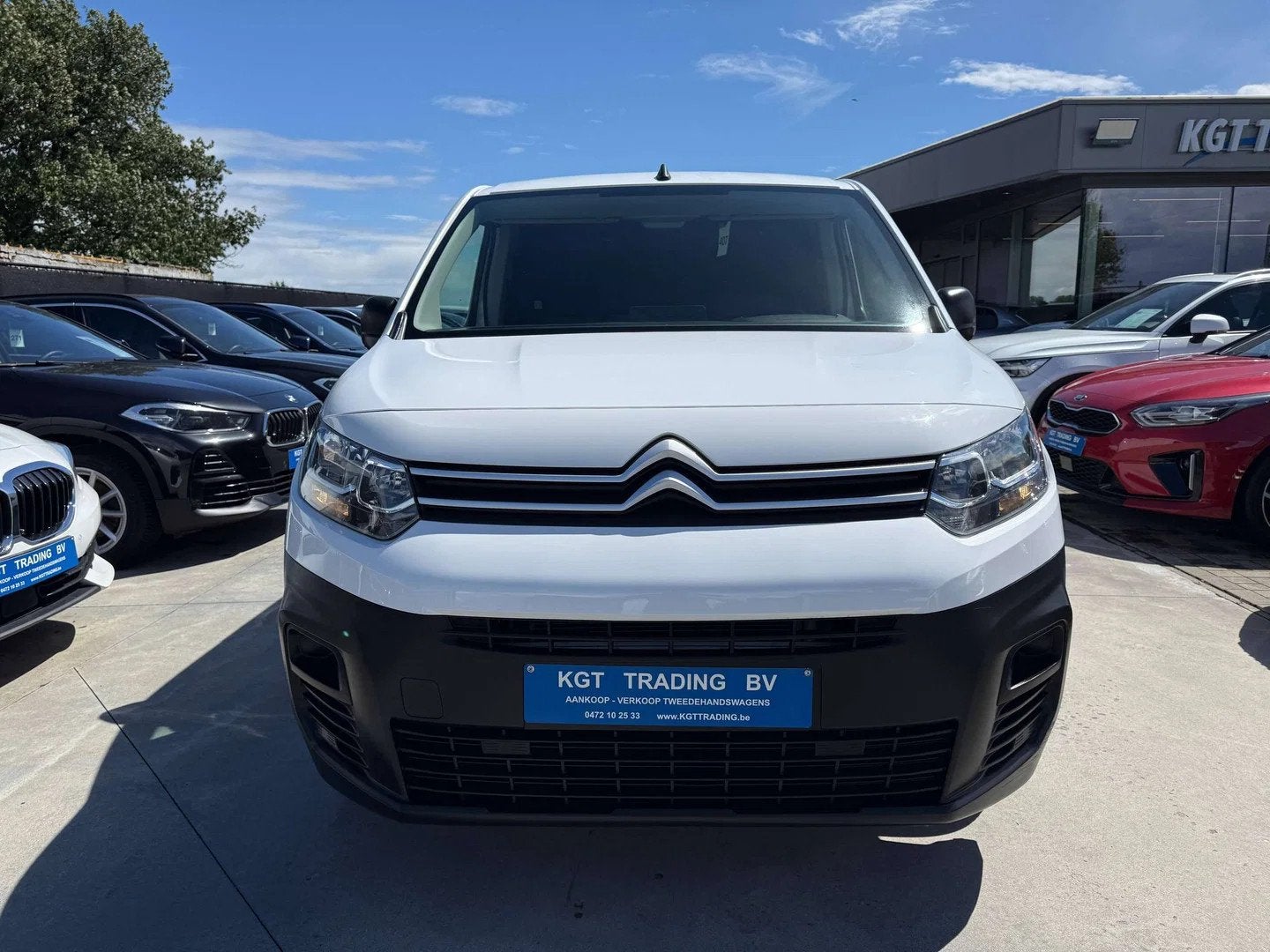 Citroën Berlingo 1.2i 3 ZIT LICHTE VRACHT CARPLAY PDC BLUET, Auto's, Gebruikt, 1199 cc, Citroën, Wit