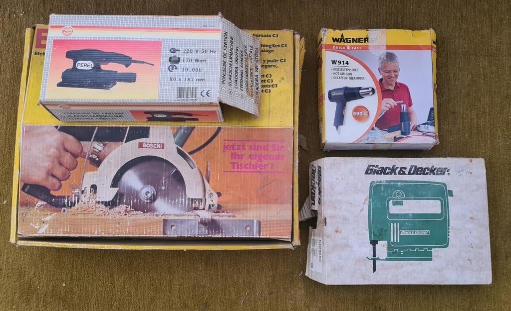 Lot d’outils bricolage vintage, Enlèvement