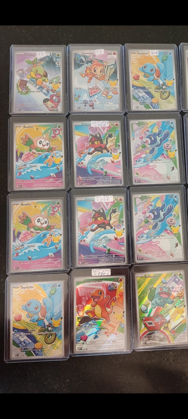 First partner setjes pokemon 30jaar, Hobby en Vrije tijd, Verzamelkaartspellen | Pokémon, Ophalen of Verzenden