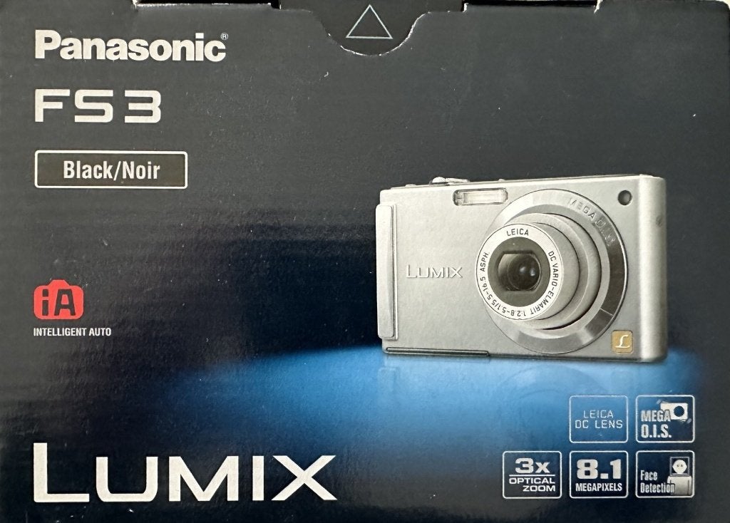 fototoestel - camera PANASONIC LUMIX FS3 Black, Ophalen of Verzenden, Oplader, Panasonic