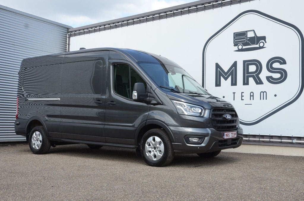 Ford Transit- L3H2- Automaat- ACC- 360cam- Nieuw- 36990+BTW, Argent ou Gris, Achat, Détection des panneaux routiers, Entreprise