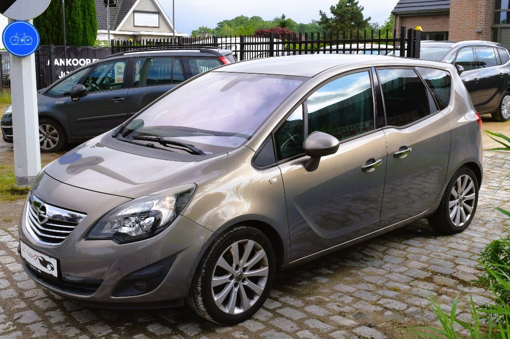 Opel Meriva 1.4Turbo/Cosmo/Leder/GARANTIE, Auto's, Voorwielaandrijving, Euro 5, Monovolume, Zwart