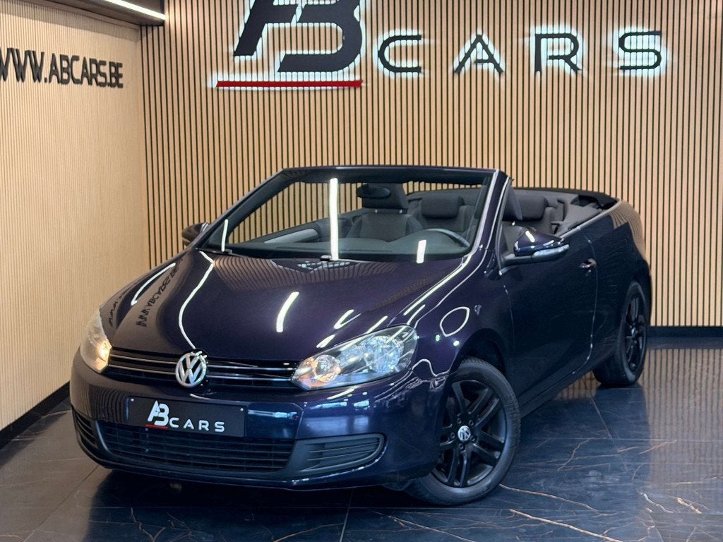 Volkswagen Golf Cabriolet 1.6 CR TDi * GARANTIE 12 MOIS * CA, Auto's, Volkswagen, Gebruikt, Zwart, 4 cilinders, Cabriolet