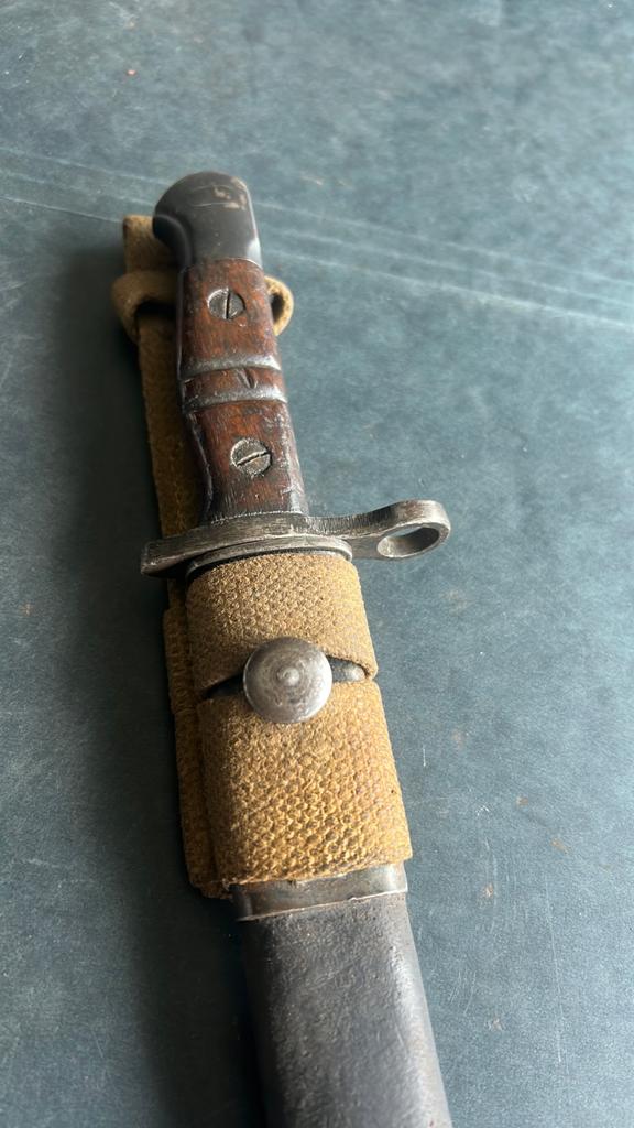 Baïonnette Remington M1913 avec patin d'attelage, Collections, Enlèvement ou Envoi