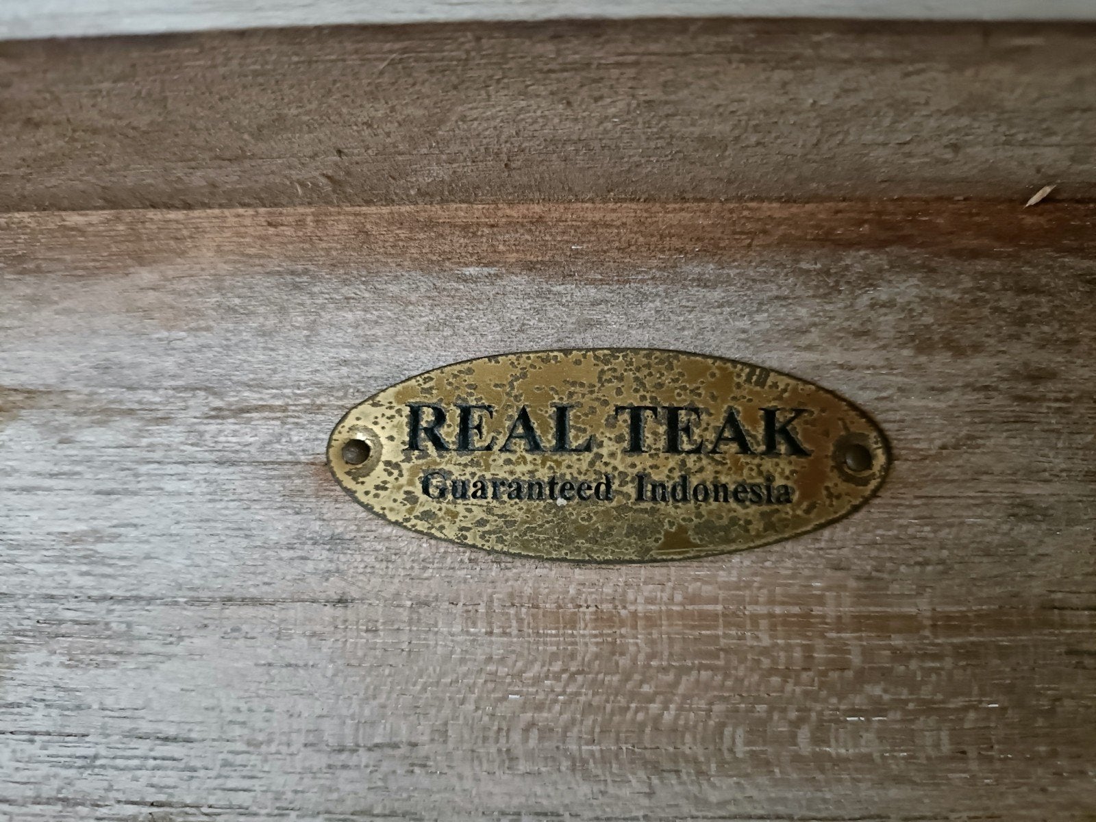 REAL TEAK teakhouten tuinset – 160 x 160 cm – 8 wicker stoel, Enlèvement, Bois de teck, Chaise, Salons de jardin