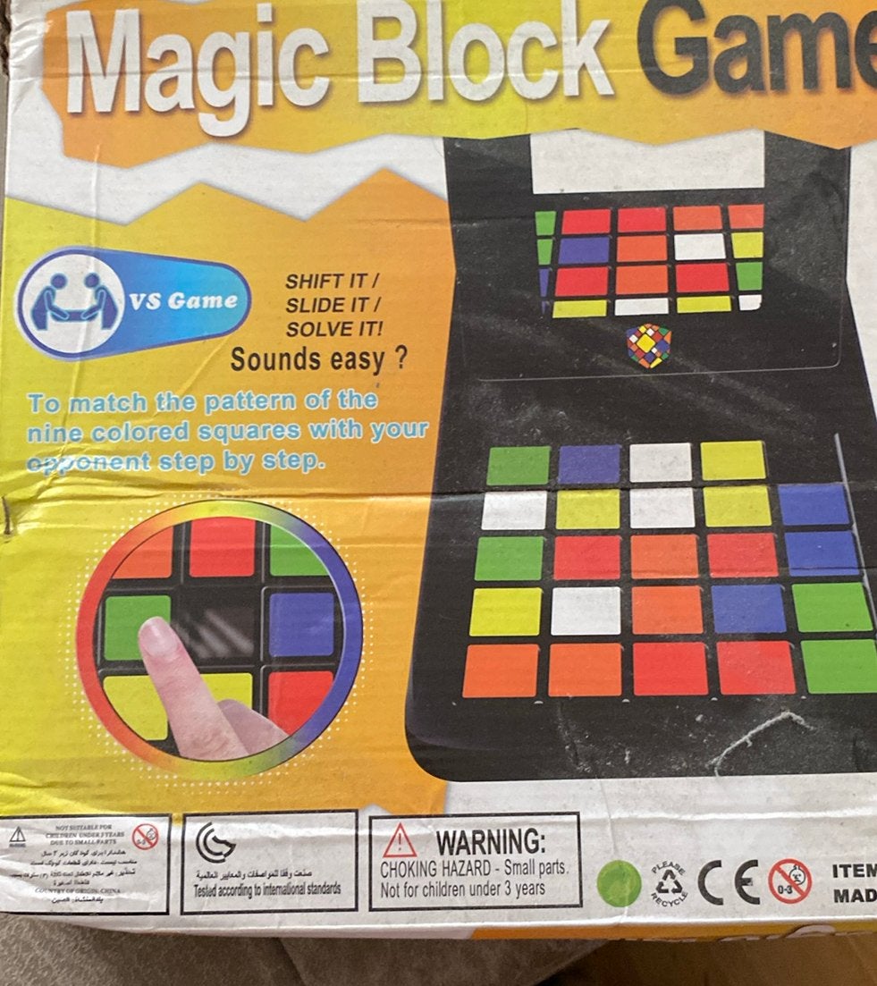 Magic Block Game, Hobby & Loisirs créatifs, Jeux de société | Autre, Enlèvement, Utilisé