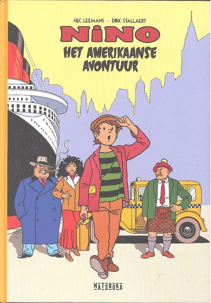 Nino - Het Amerikaanse avontuur (Hardcover 2018), Eén stripboek, Ophalen of Verzenden, Zo goed als nieuw, Hec Leemans, Dirk Stallaert
