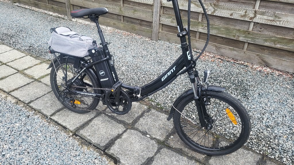 Electrische vouwfiets, Ophalen, Velgrem, Versnellingen, Zo goed als nieuw