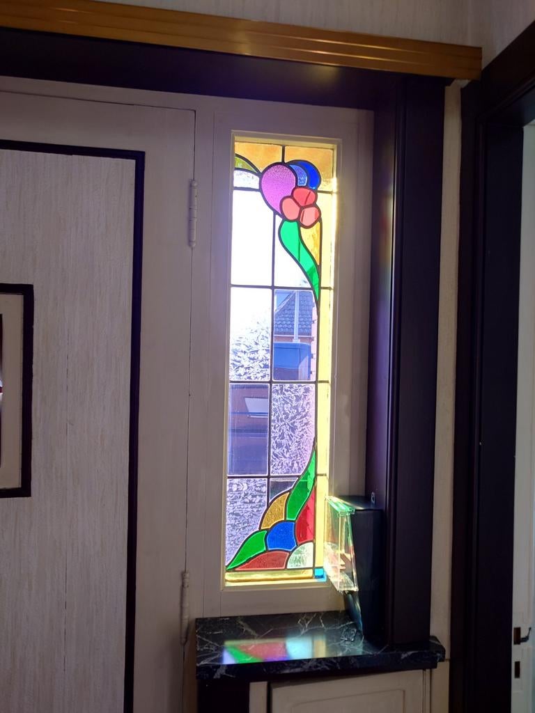 loodglas, Doe-het-zelf en Bouw, Ophalen, Gebruikt, Minder dan 80 cm, Glas in lood