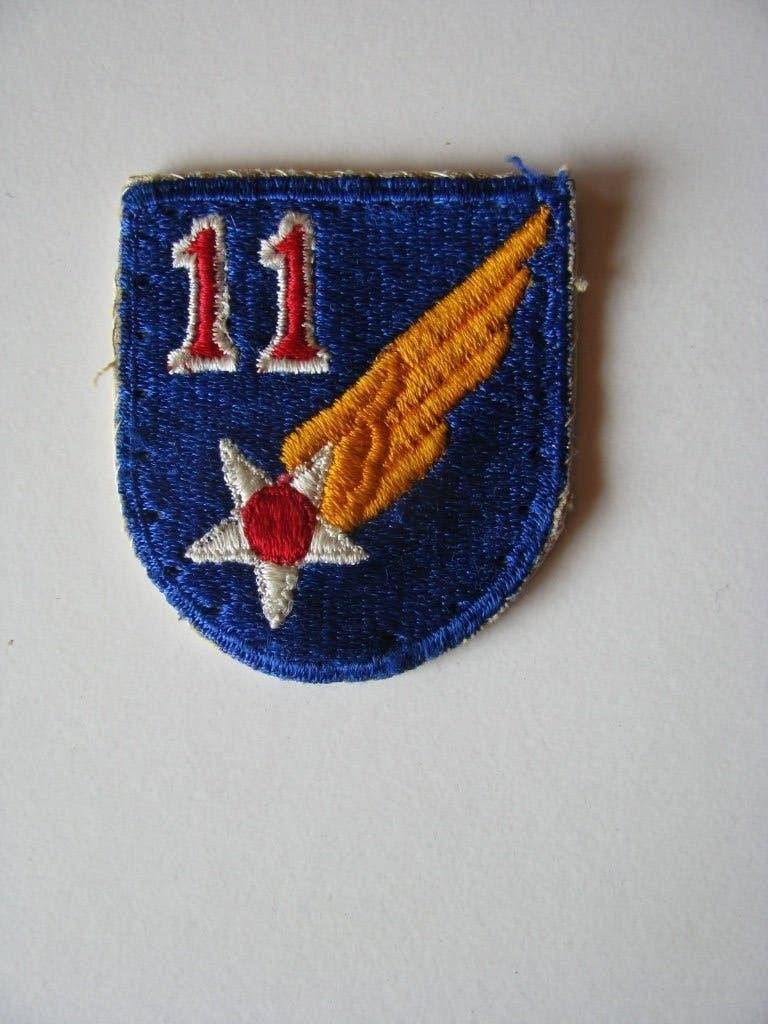 Patch armée us 11th air force-original, Collections, Enlèvement ou Envoi