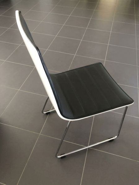 Kuipstoelen 6 stuks wit, Enlèvement, Synthétique, Blanc, Modern
