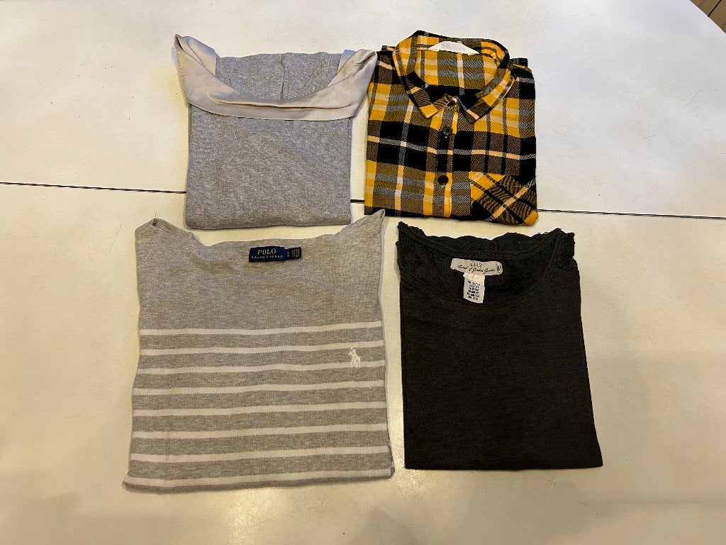 3 LONGSLEEVES + 1HEMD - maat 158/164 - meisje, Kinderen en Baby's, Kinderkleding | Kinder-kledingpakketten, Ophalen of Verzenden