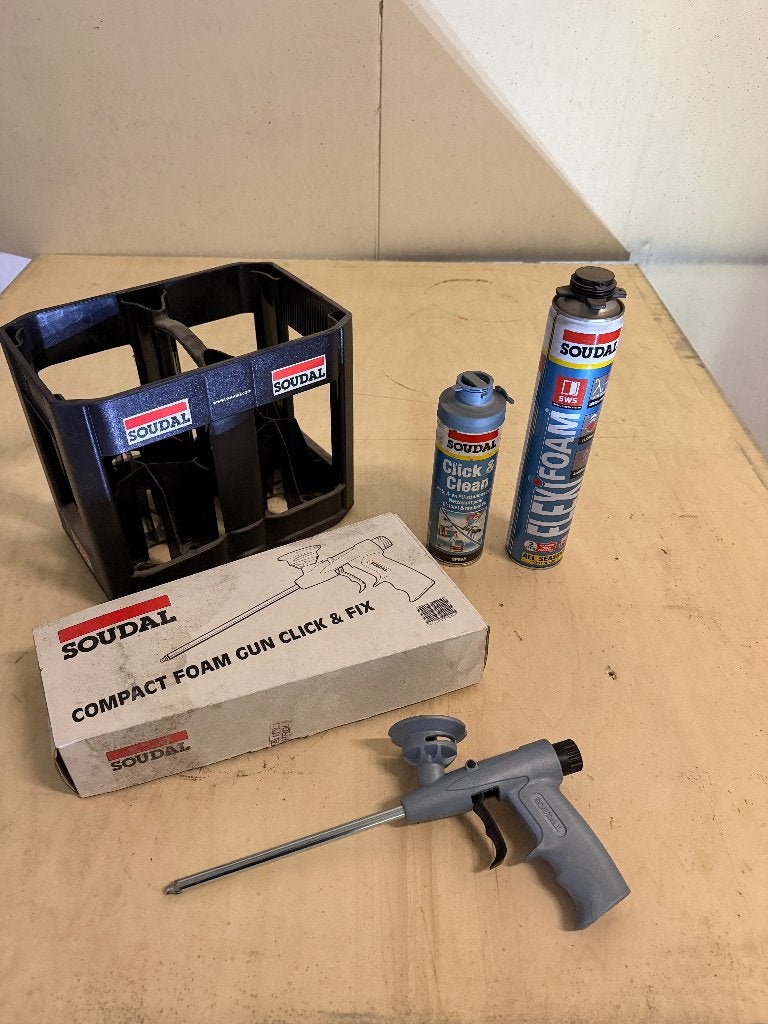 Soudal Foam Gun Click & Fix, Enlèvement