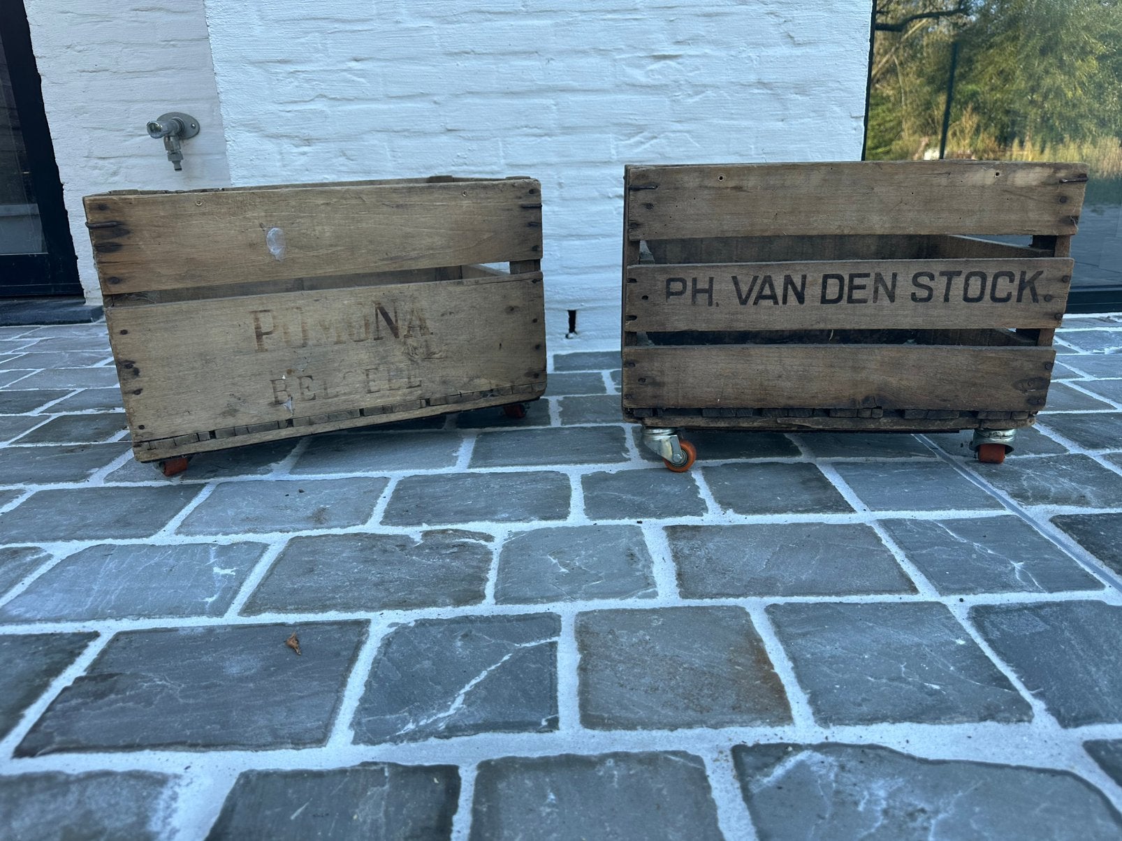 Oude kistjes, Ophalen, Gebruikt