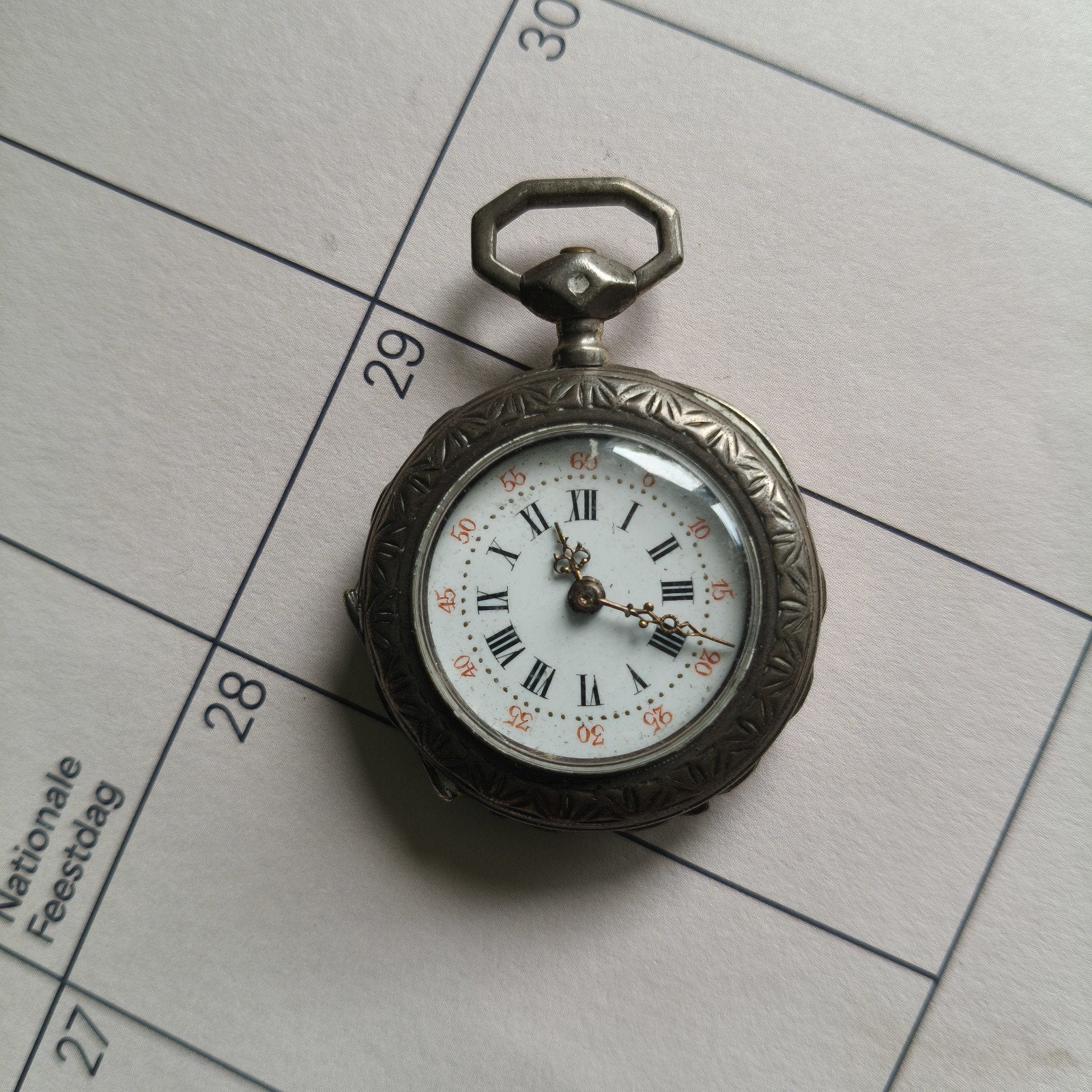 montre de poche ancienne, Enlèvement ou Envoi, Argent, Montre de poche