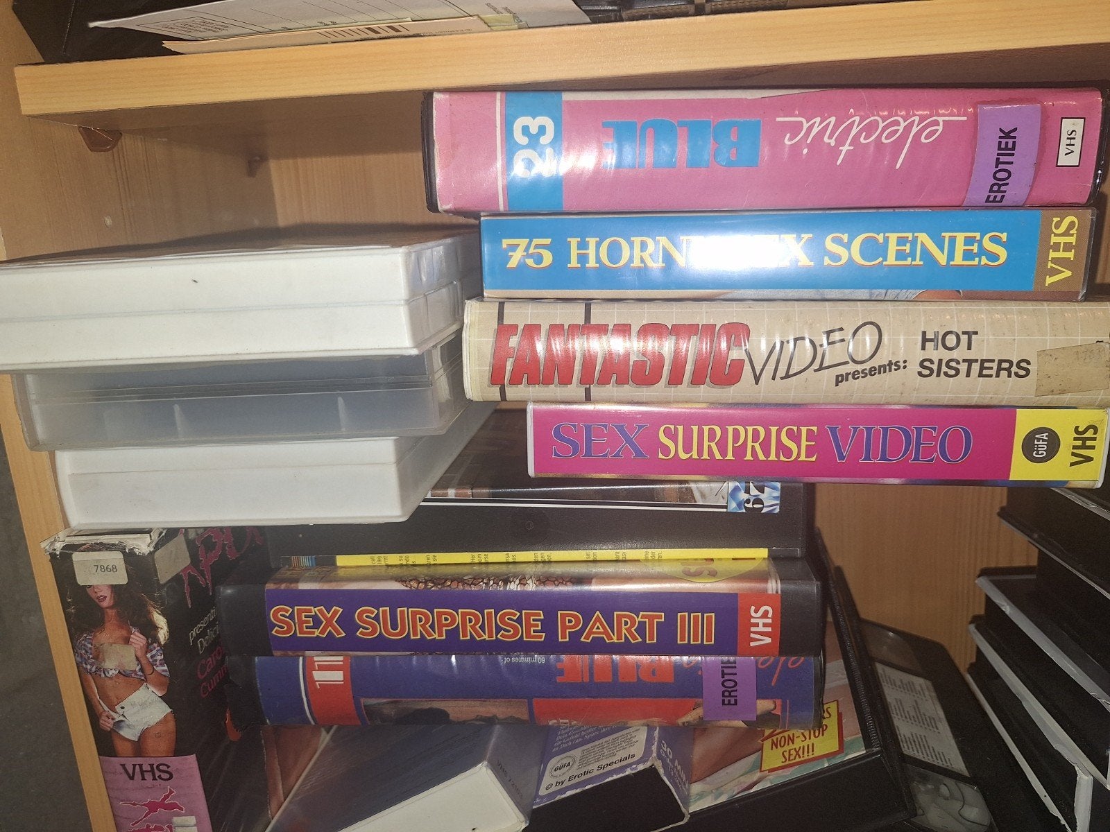 15 vhs video's 18+ jaren 80, Boeken, Stock en Verzamelingen, Ophalen of Verzenden