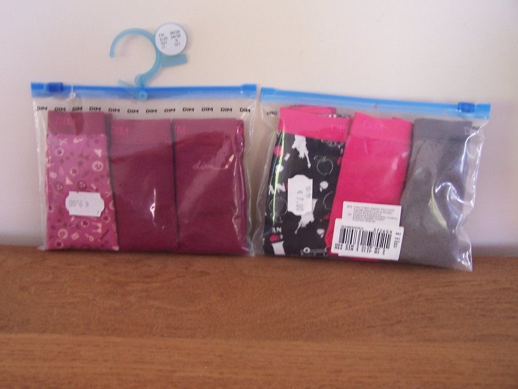 Nieuwe slips – maat 34/36 & 36/38 - DIM - 8,00€ voor 8 slips, Kleding | Dames, DIM, Ophalen of Verzenden, Meerkleurig, Slip