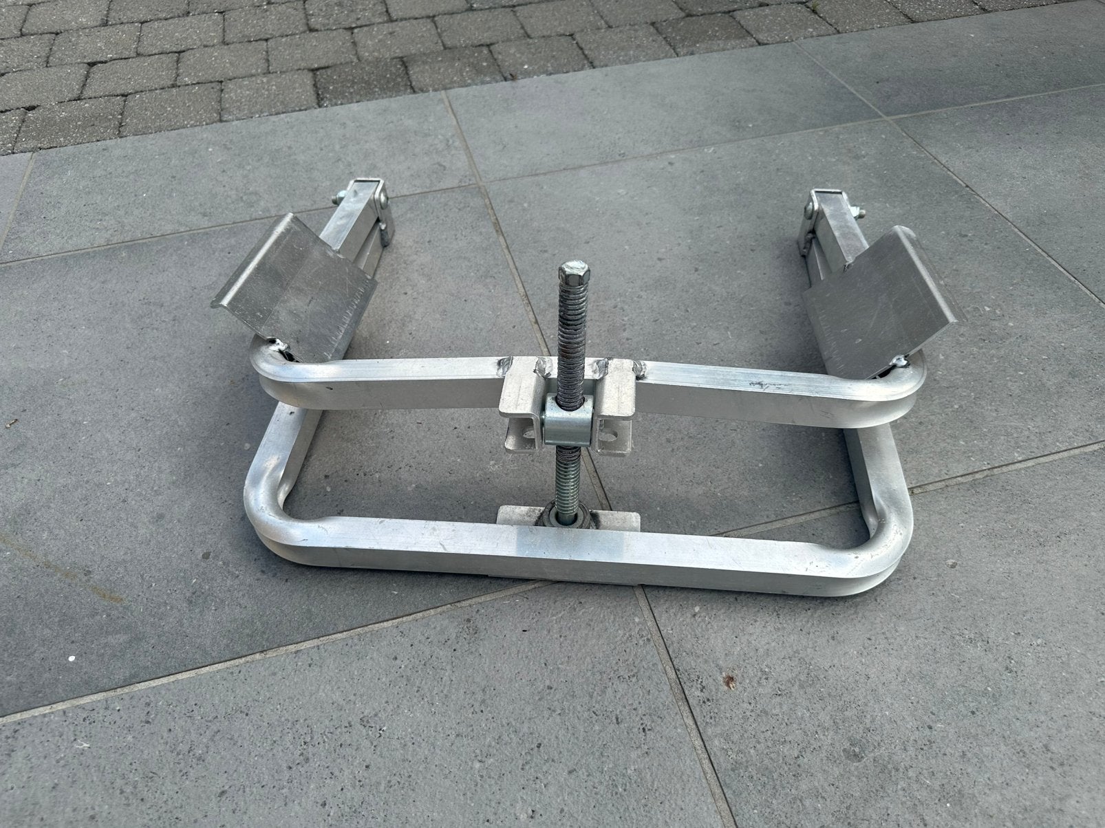 Aluminium caravanlifter, Ophalen, Zo goed als nieuw
