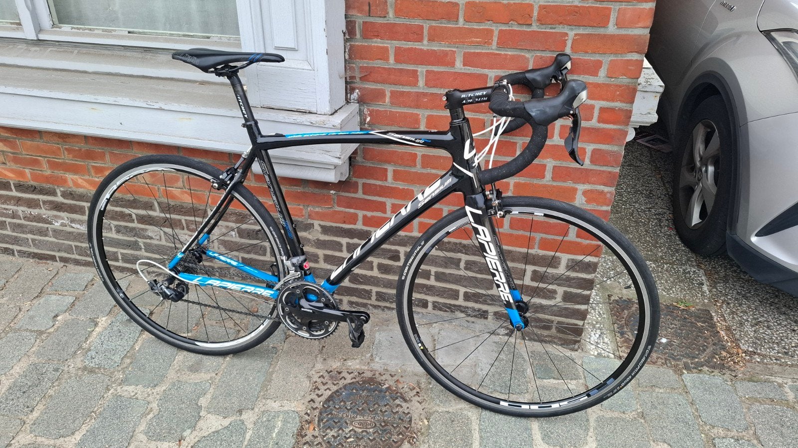 koersfiets carbon. lapierre sensium pro 100, Enlèvement, Comme neuf, 28 pouces
