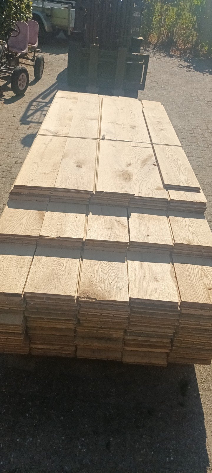 parquet en chêne massif, Enlèvement, Planches
