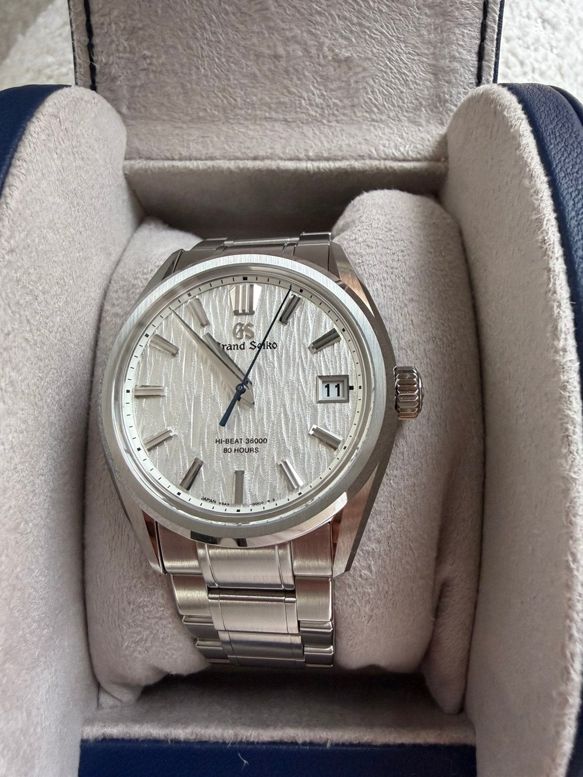 Grand Seiko « oiseau blanc » SLGH005, 2026, Bijoux, Sacs & Beauté, Montres | Hommes, Neuf, Seiko, Enlèvement