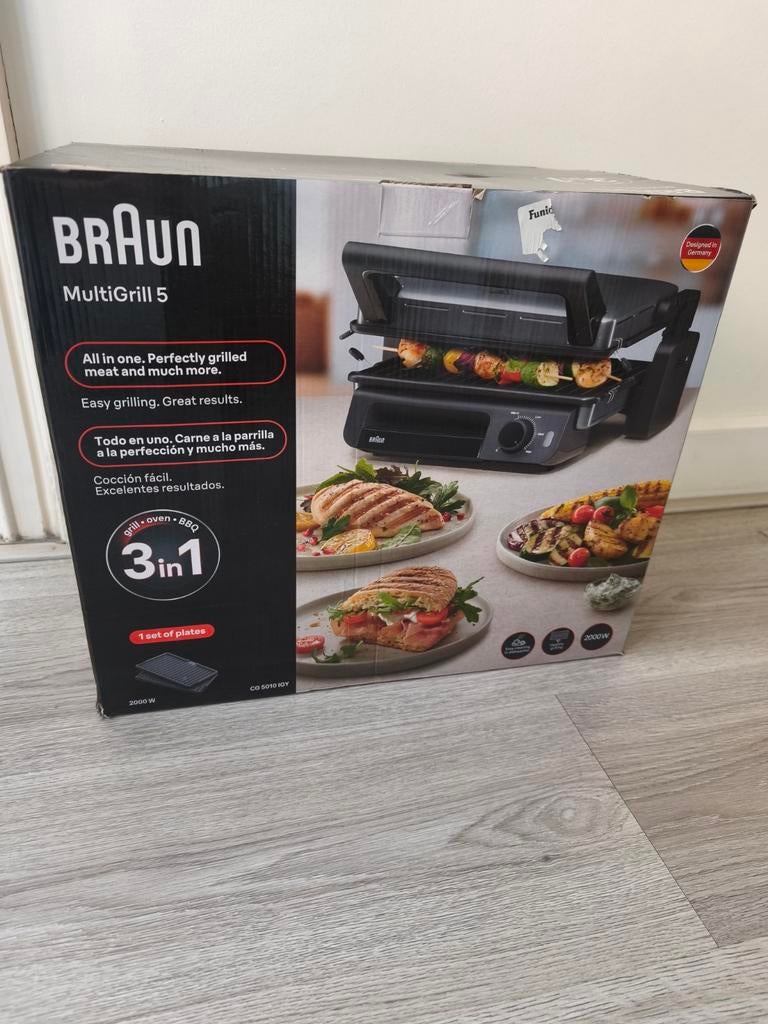 Braun MultiGrill 5, Elektronische apparatuur, Contactgrills, Ophalen of Verzenden
