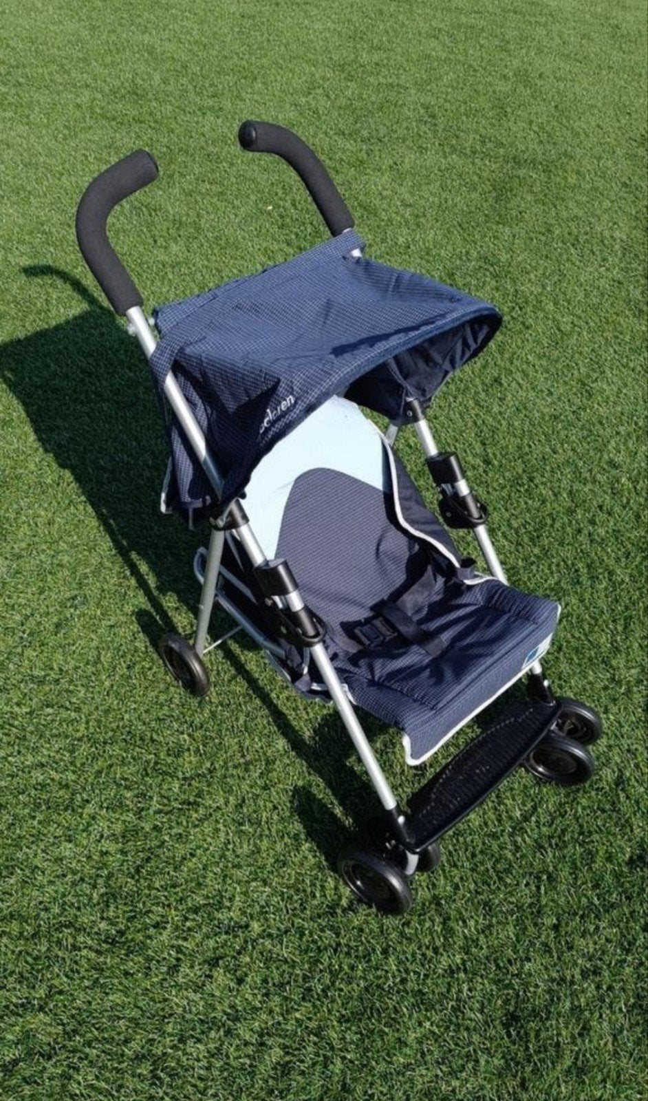 Poppenbuggy Mac laren, Ophalen