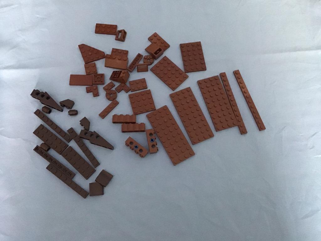 Lego bruin en donkerbruine onderdelen, Ophalen of Verzenden, Zo goed als nieuw