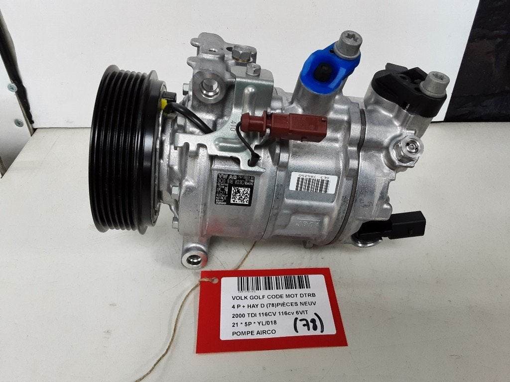 COMPRESSEUR CLIMATISATION Golf VIII (CD1) (3Q0816803D), Volkswagen, Volkswagen AG, Utilisé, Kundenbetreuung@volkswagen.de