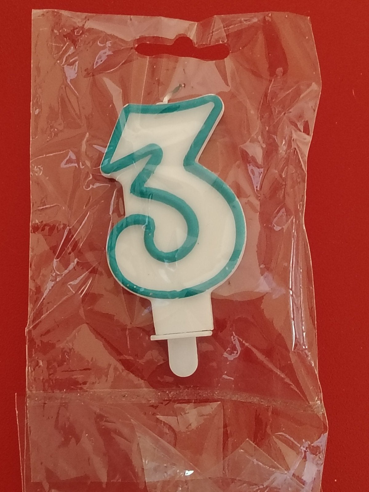 BOUGIE D ANNIVERSAIRE 3 ANS, Enlèvement, Utilisé