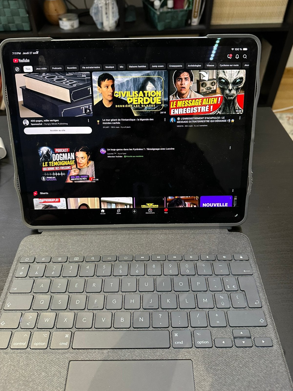 Apple iPad Pro (6th generation), Gris, 12 pouces, Comme neuf, Enlèvement