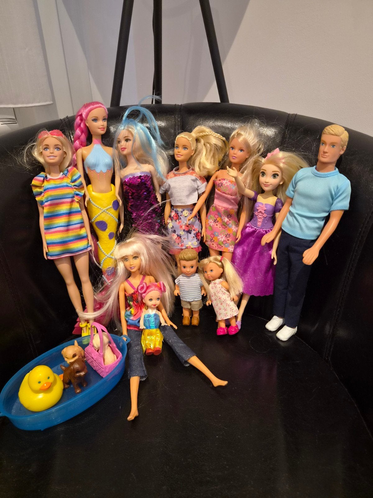 Lot barbies met accessoires, Ophalen