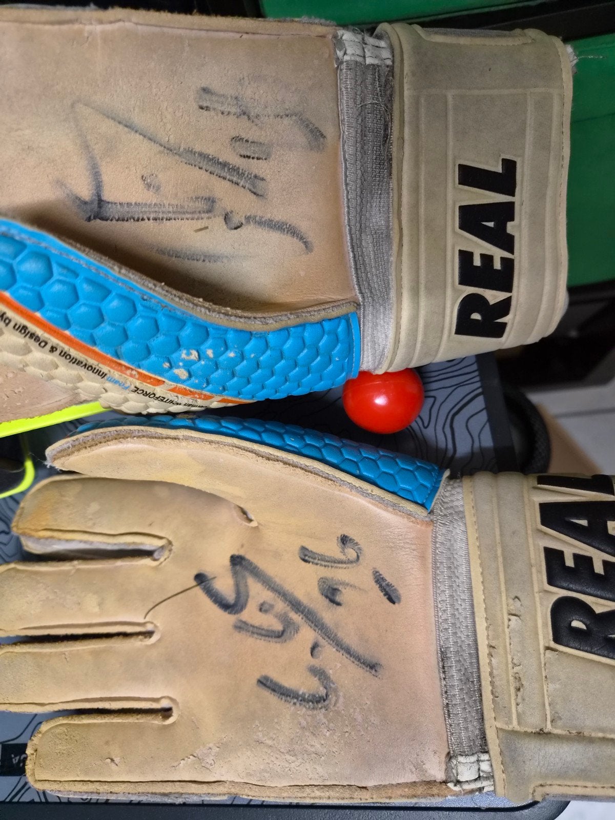 keepershandschoenen Colin Coosemans, Sport en Fitness, Ophalen, Gebruikt, Handschoenen