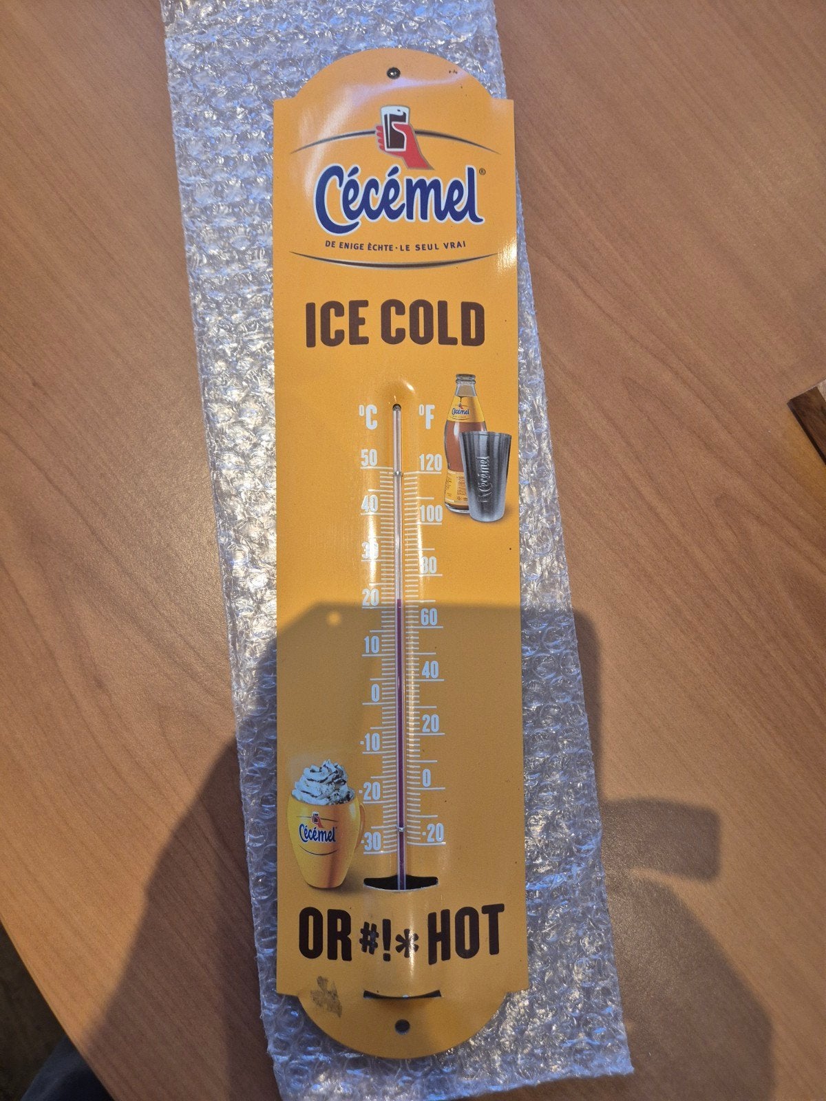 cécémel metalen thermometer, Envoi