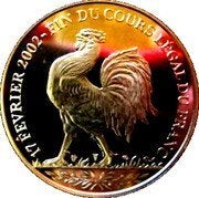 La frappe Retrait du Franc Pièce commémorative, Ophalen