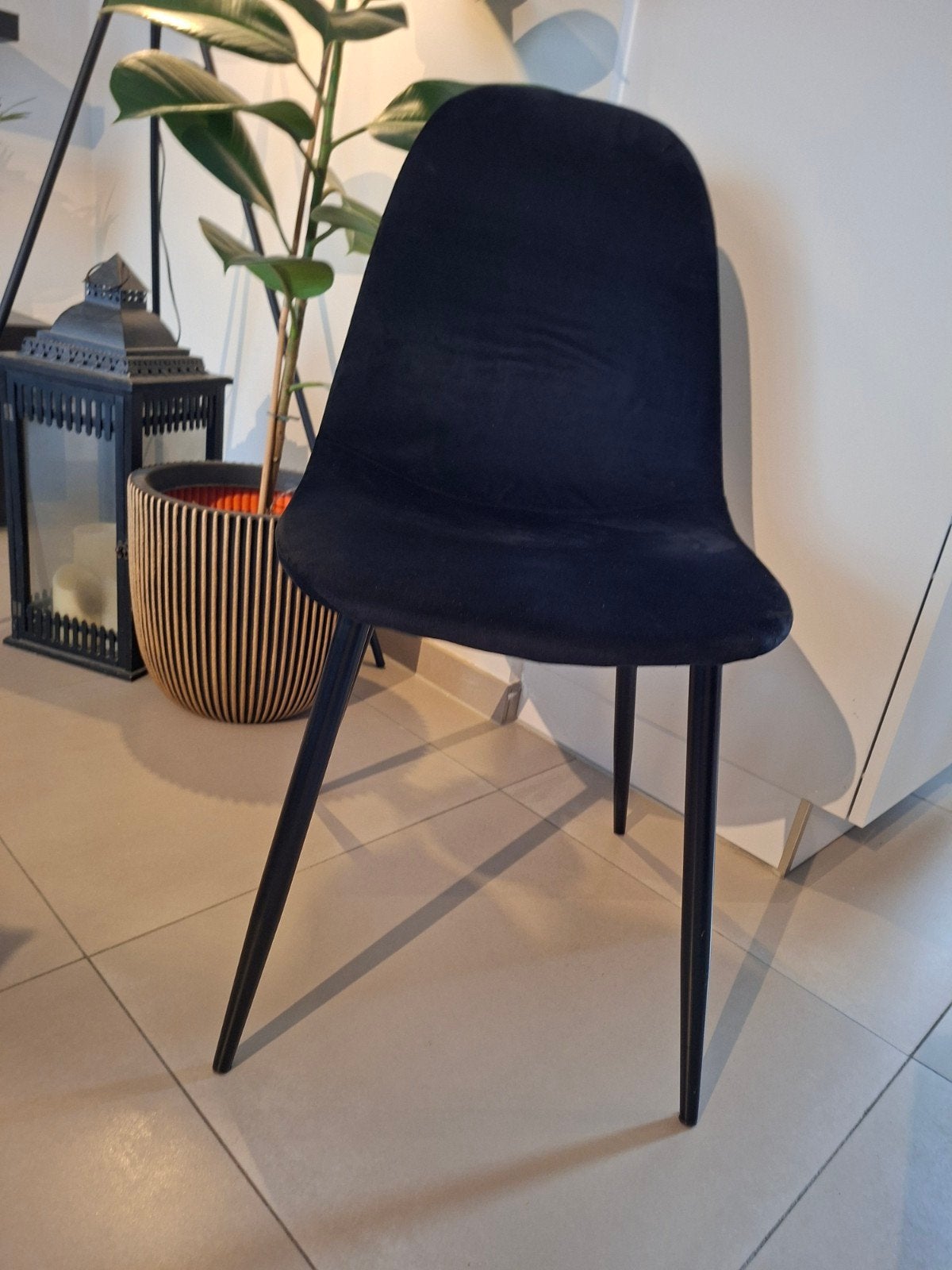 6 zwarte stoelen, Huis en Inrichting, Stoelen, Ophalen